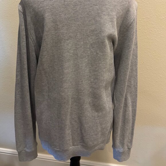 Lacoste Zippered Cotton Pullover Sweater - Picture 2 of 4